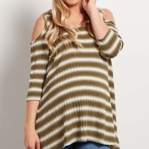 Pink blush maternity top